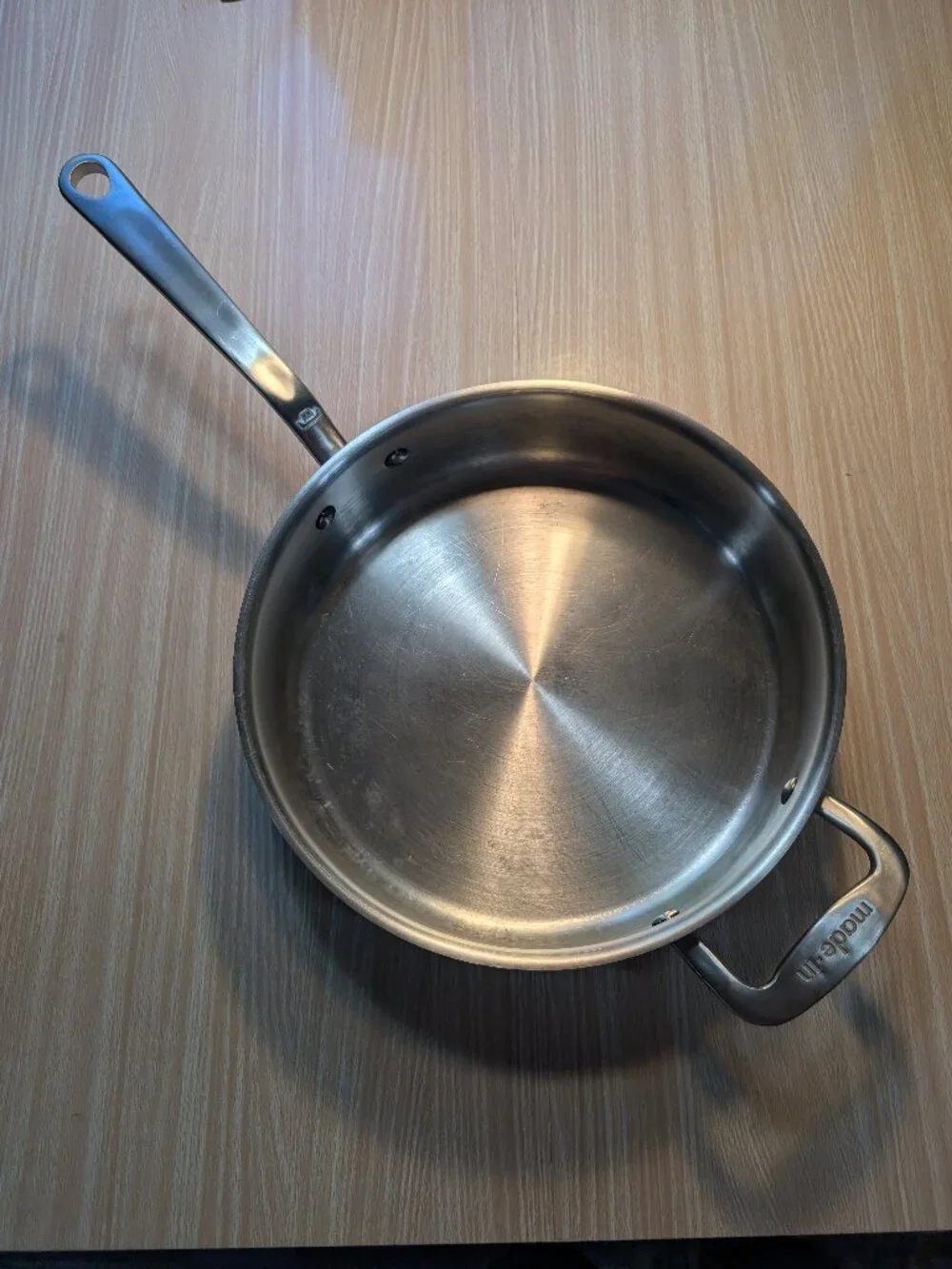 Made-In 3.5 Quart Stainless Clad Saute Pan (Lid NOT included)